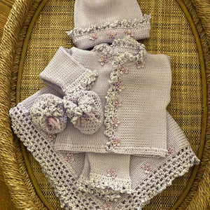 Lavendar Crochet Set