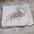Cotton Blanket with Gold Flowers