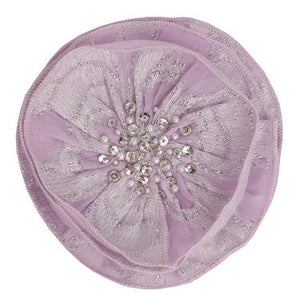 Lilac Fabric Hairclip