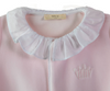 Cotton Baby Pink Crown Footie