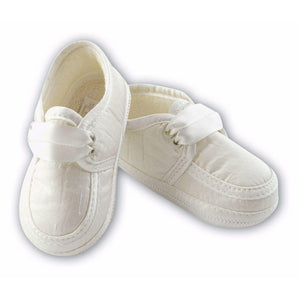 Sarah Louise Boys Shoes in White