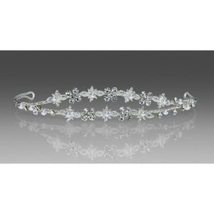 Double Tiered Crystal Communion Tiara