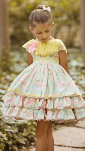 Springtime Puffball Dress