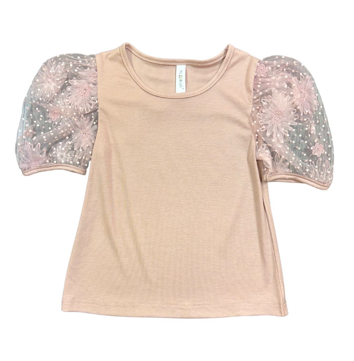 Floral Lace Sleeve Top