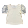 Floral Lace Sleeve Top