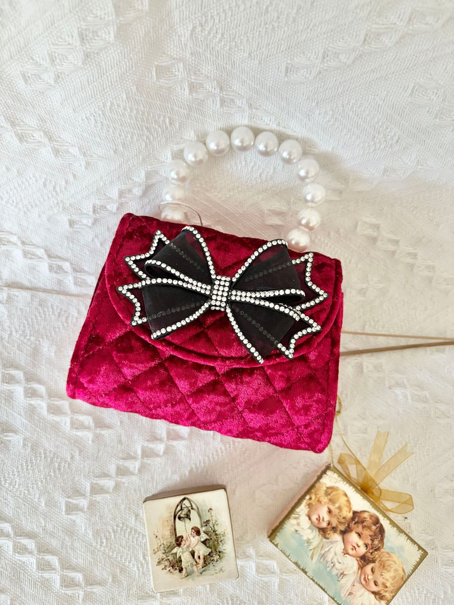 Diamond Bow Purse