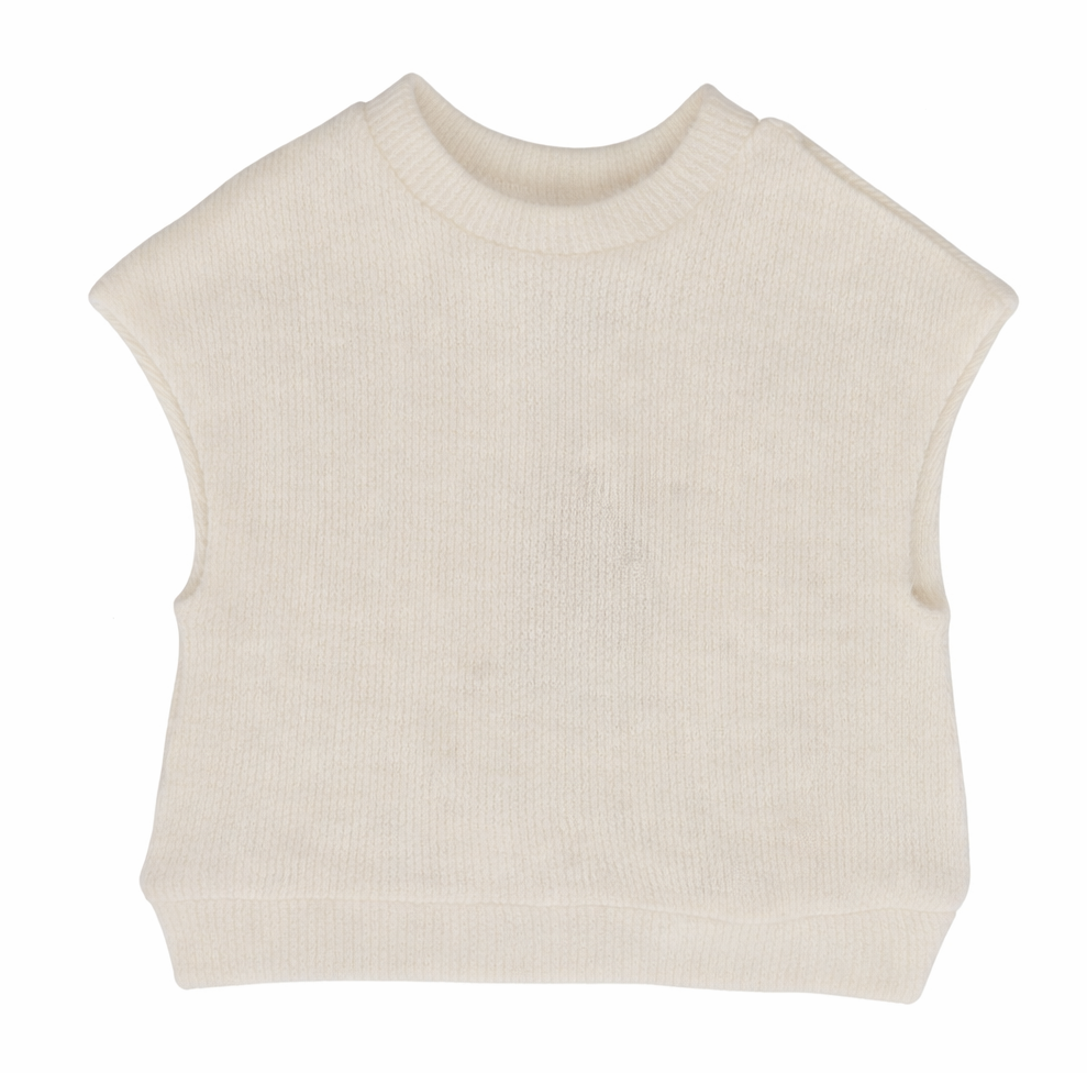 Ivory Cap Sleeve Sweater