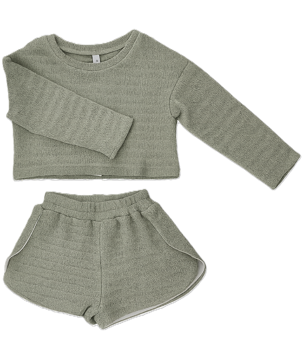 Cropped Jogger Set