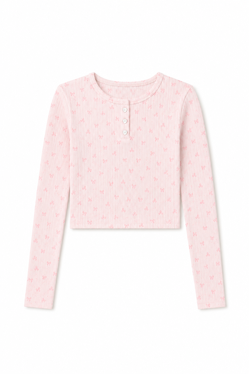 Top de manga de encaje floral