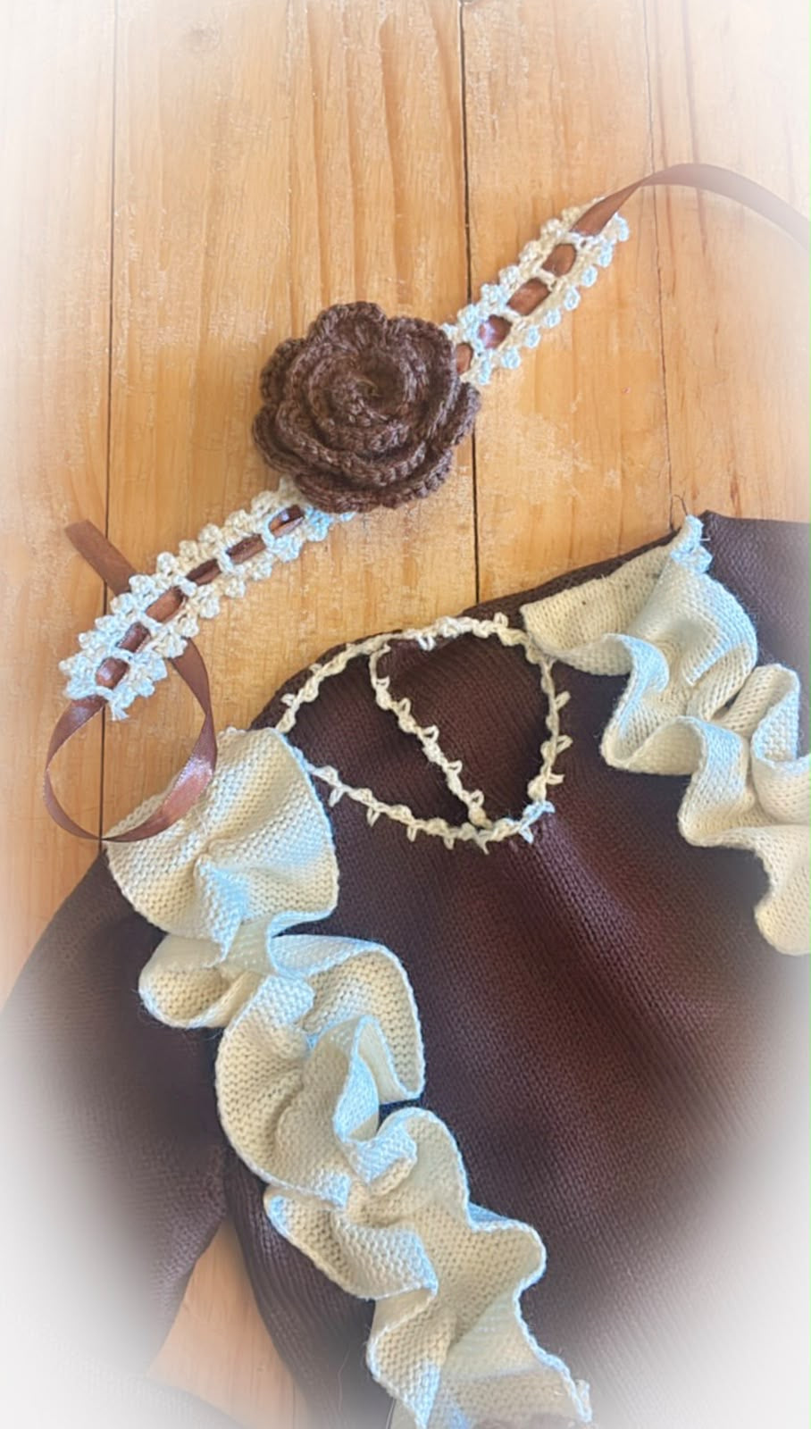 Chocolate Brown Sweater Set
