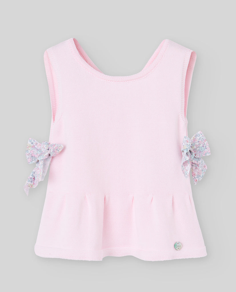 Knit Top and Floral Bloomer Set