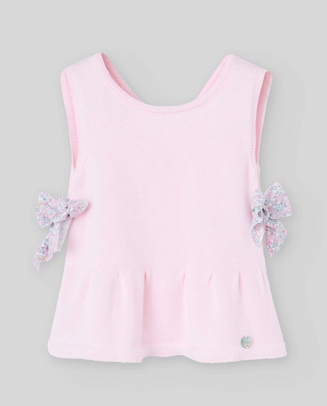 Knit Top and Floral Bloomer Set