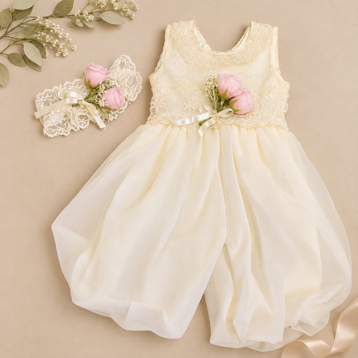 Cream Overall