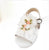 White Leather Baby Sandal