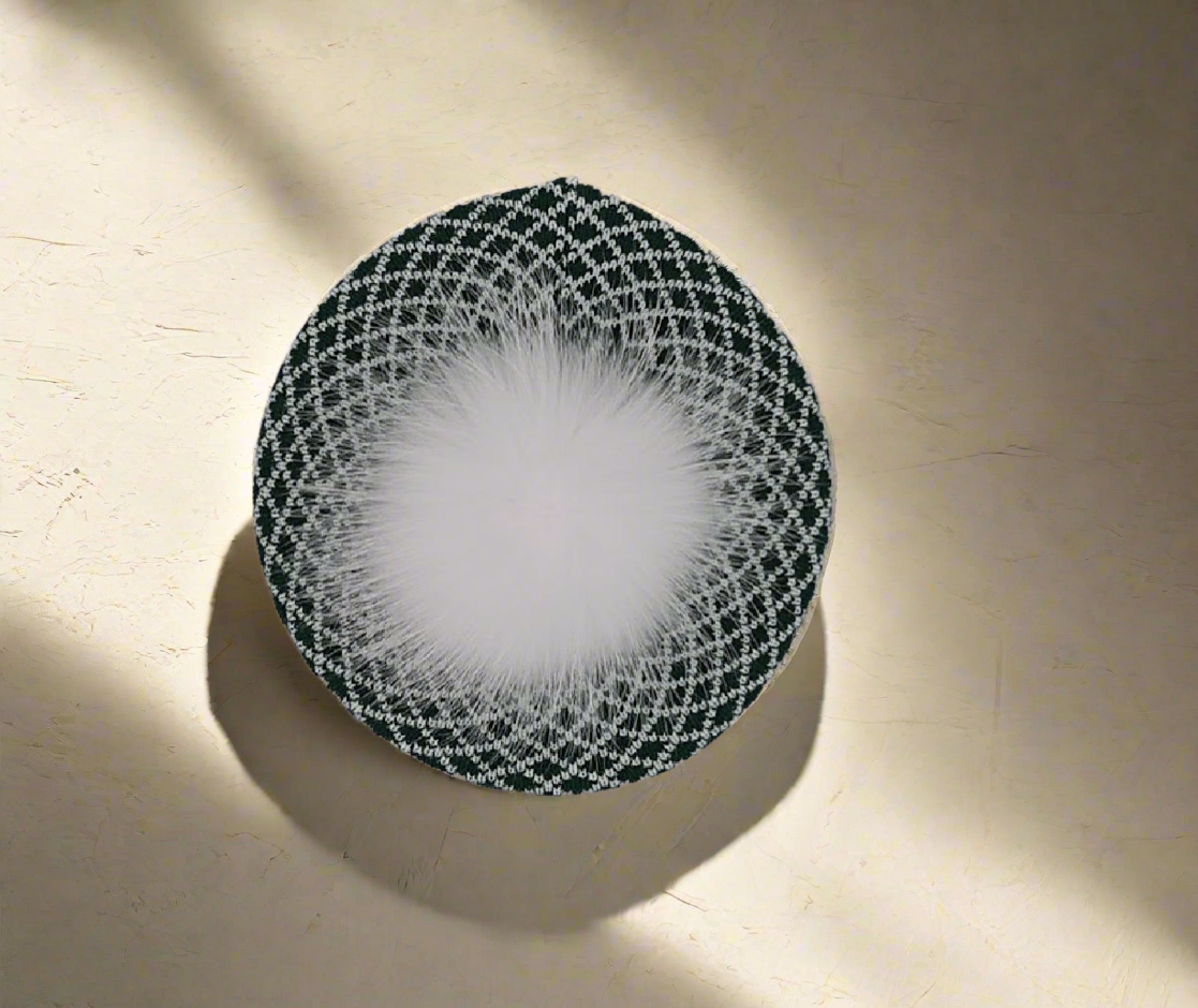 Bottle Green Pom Beret