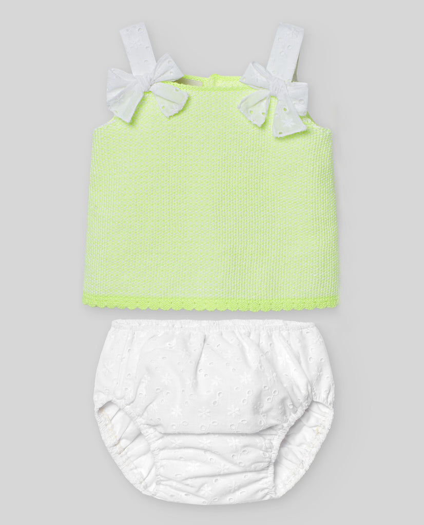 Bright Yellow Knit Set