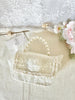 Tweed Organza Flower Purse