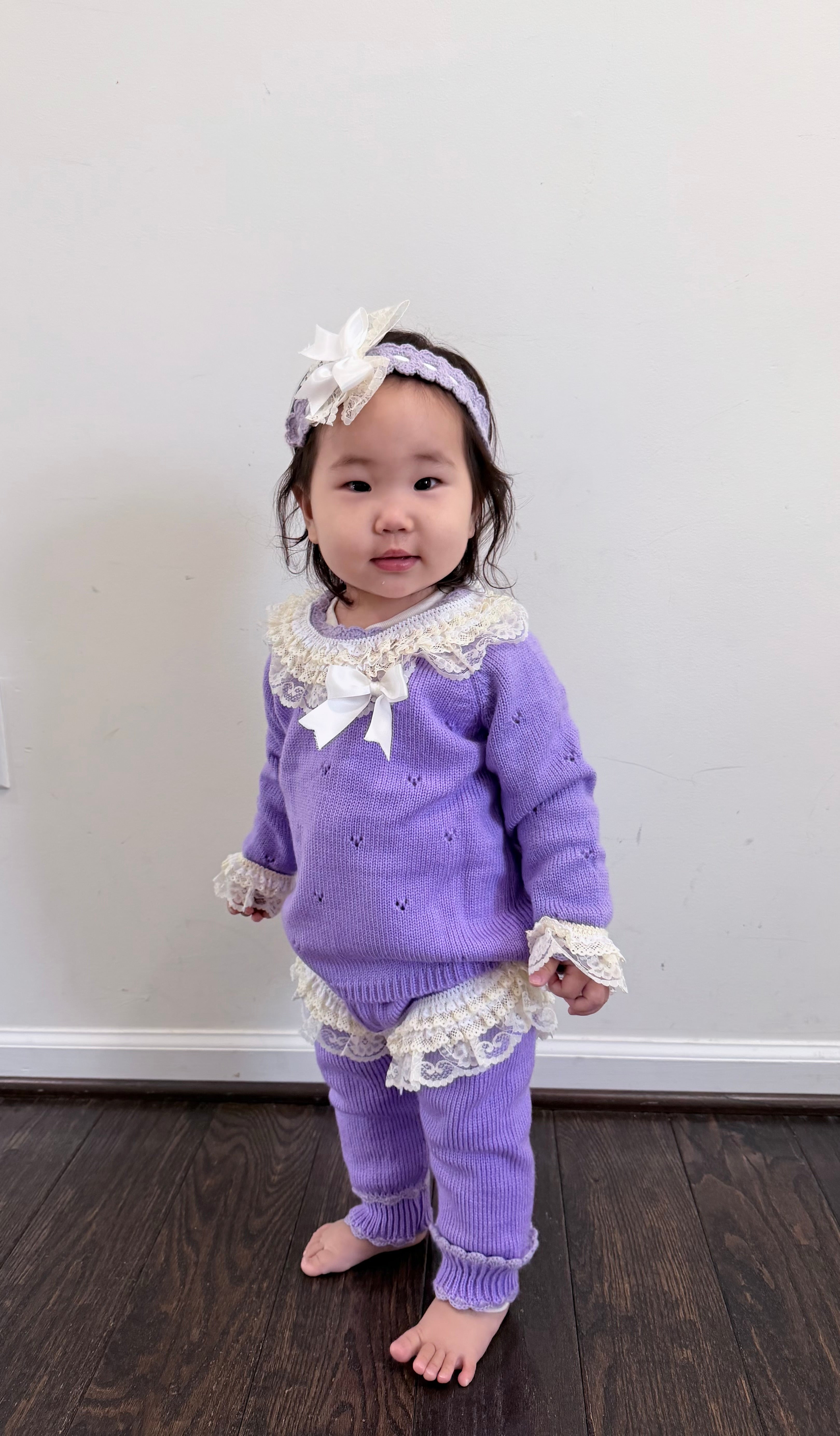 Janie Knit Set in Lilac