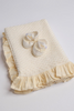 Pointelle Champagne Silk Ensemble
