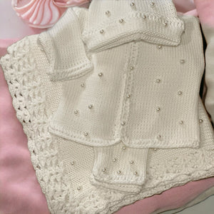 White Pearl Crochet Set