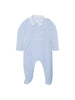 Cotton Blue Footie