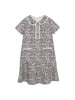 Navy Tweed Dress