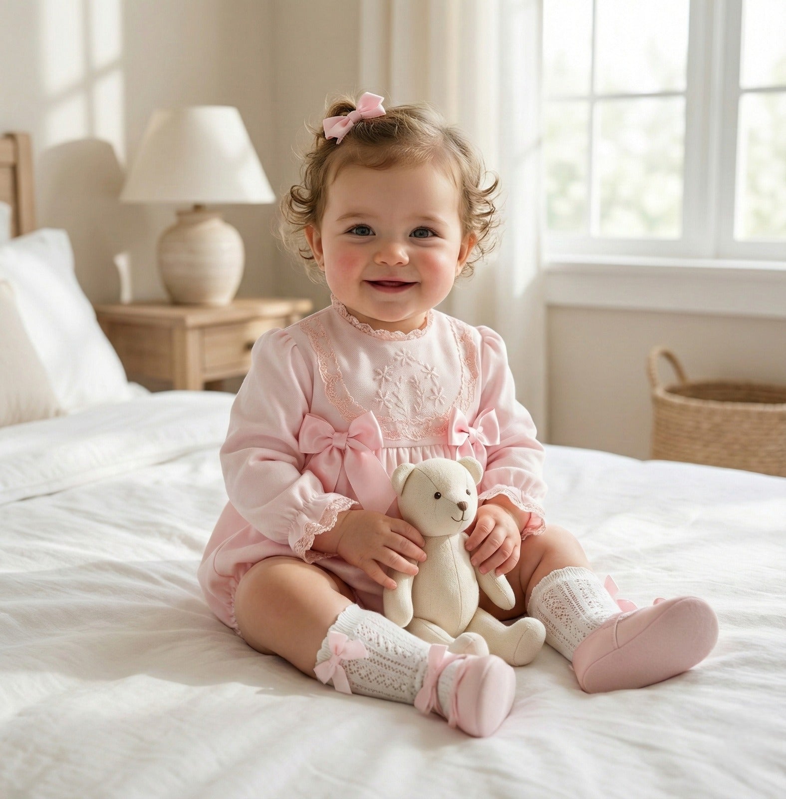 Caroline Pink Romper