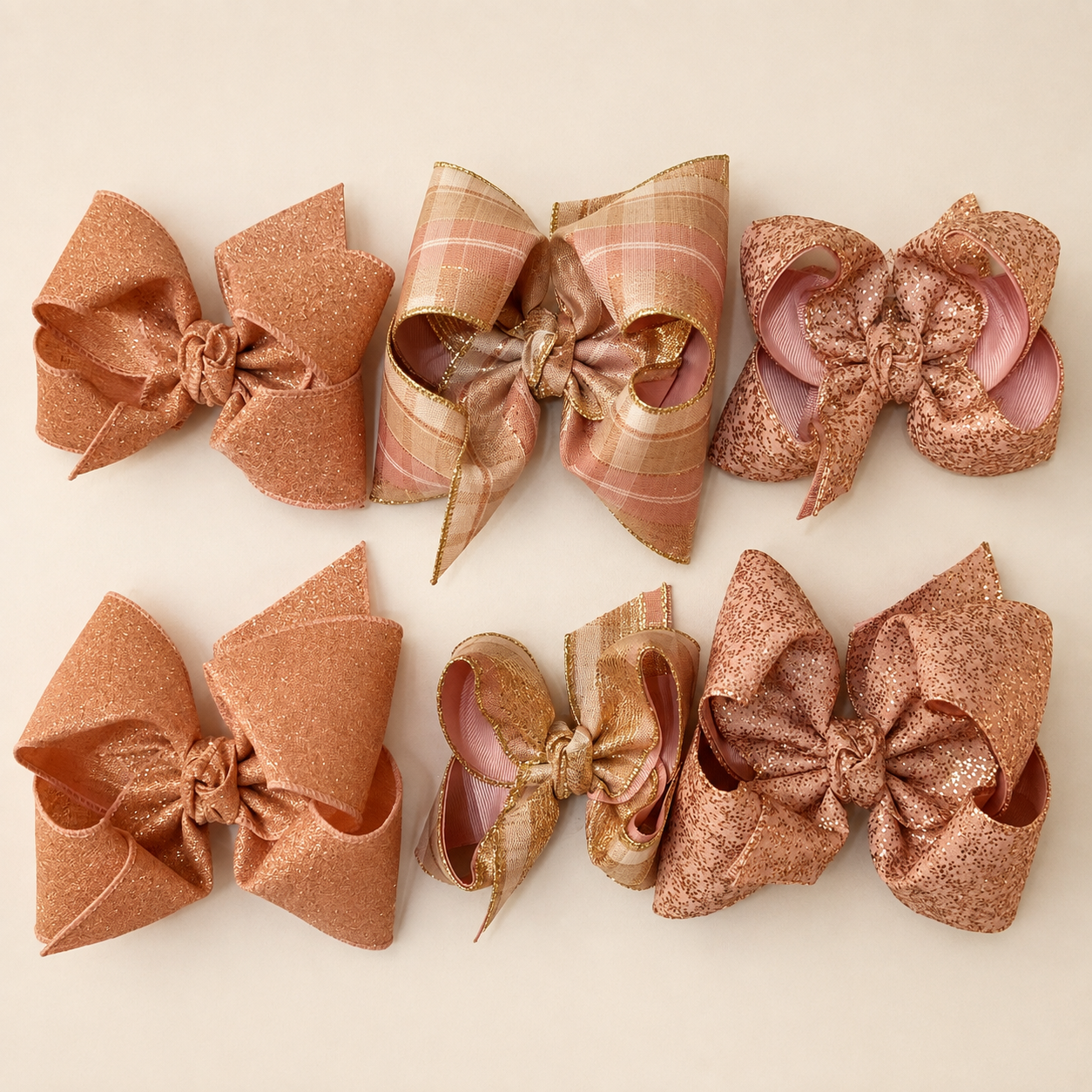 Glitter Bow Clip