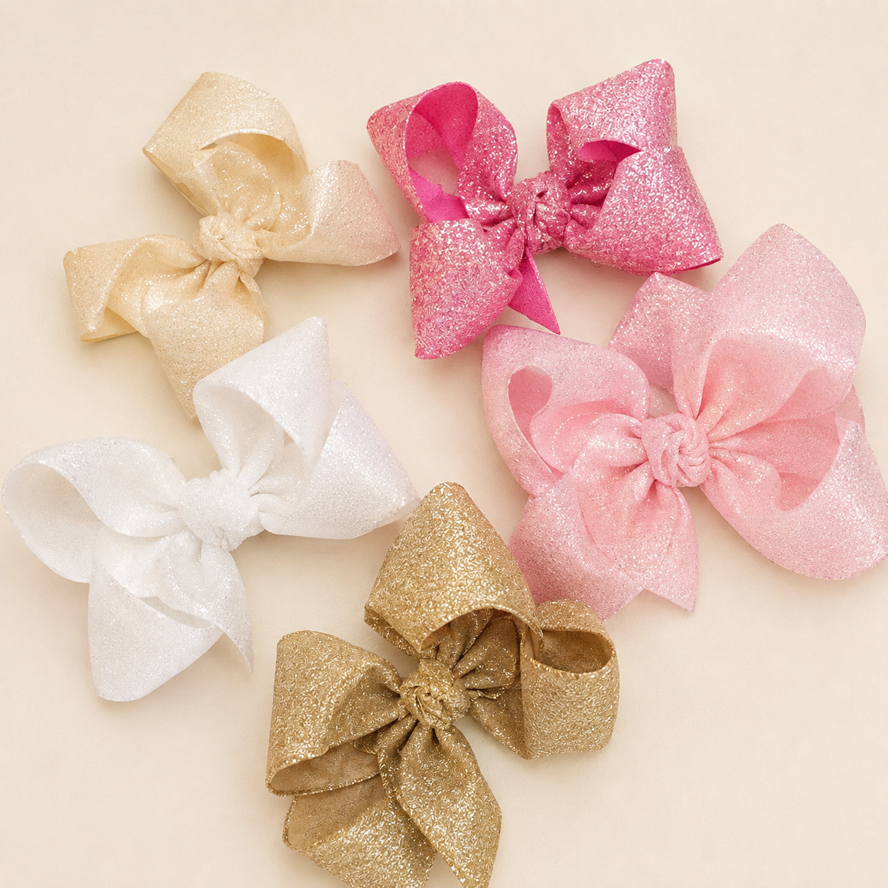 Glitter Bow Clip