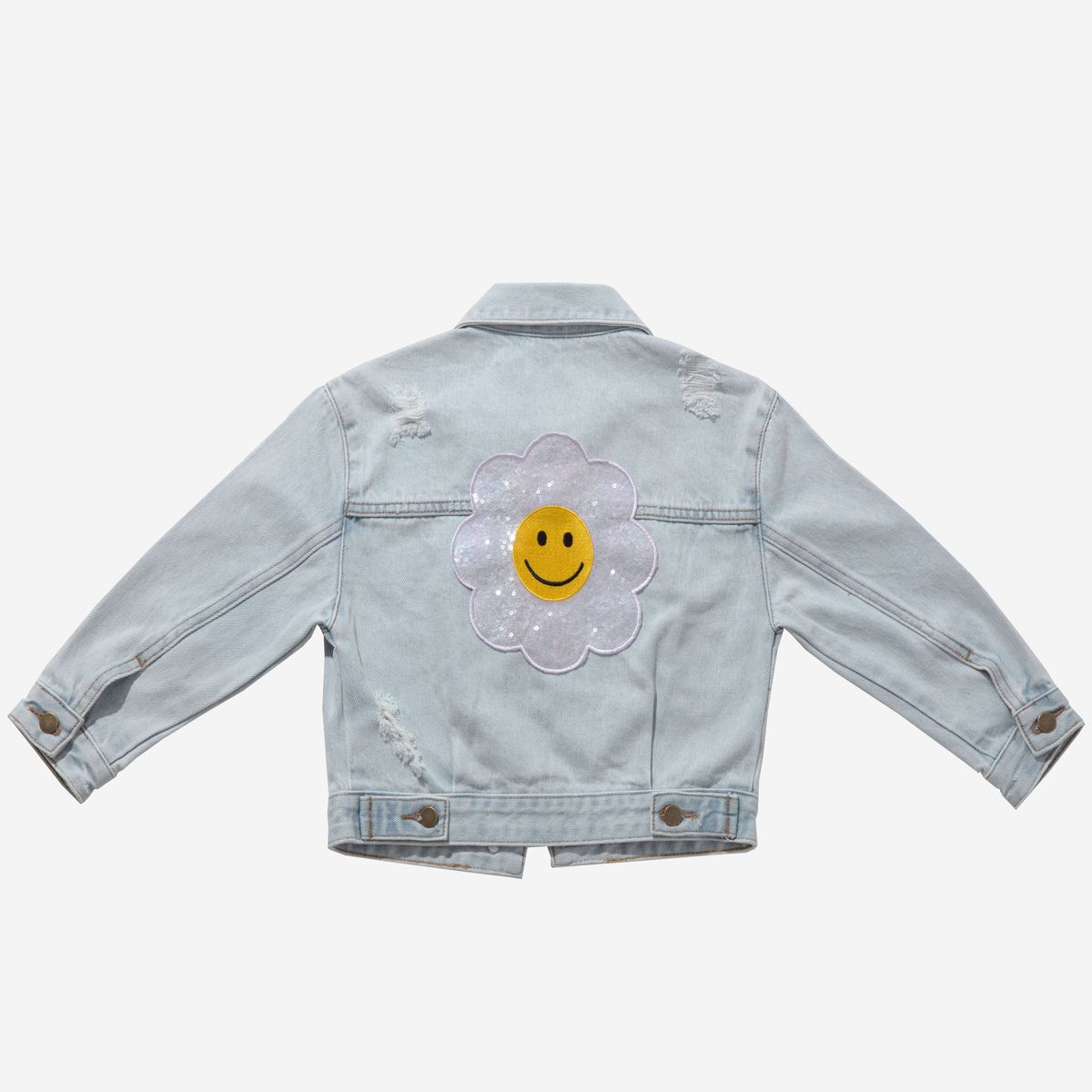 Daisy Patched Denim Jacket