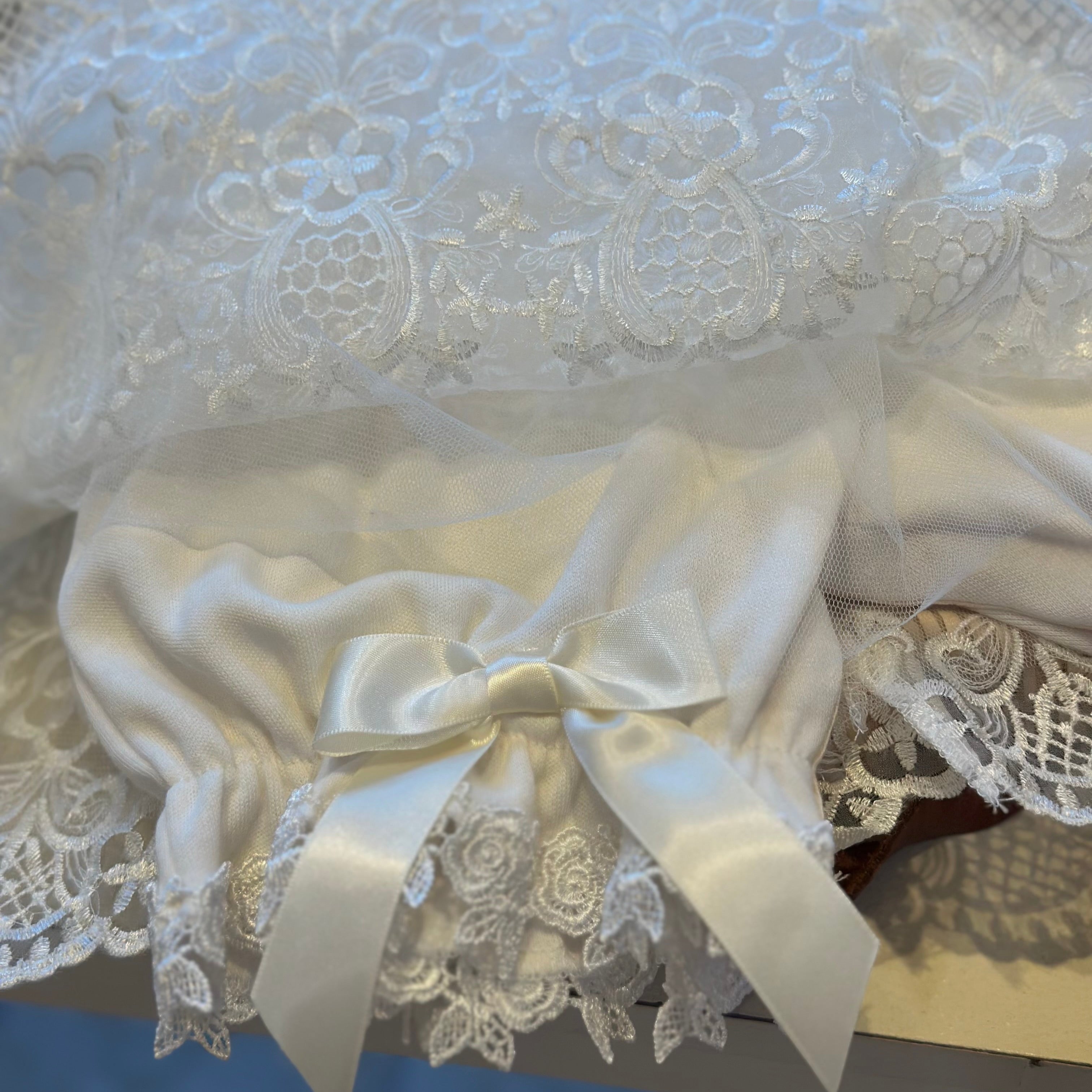 Olivia Ivory Romper Dress