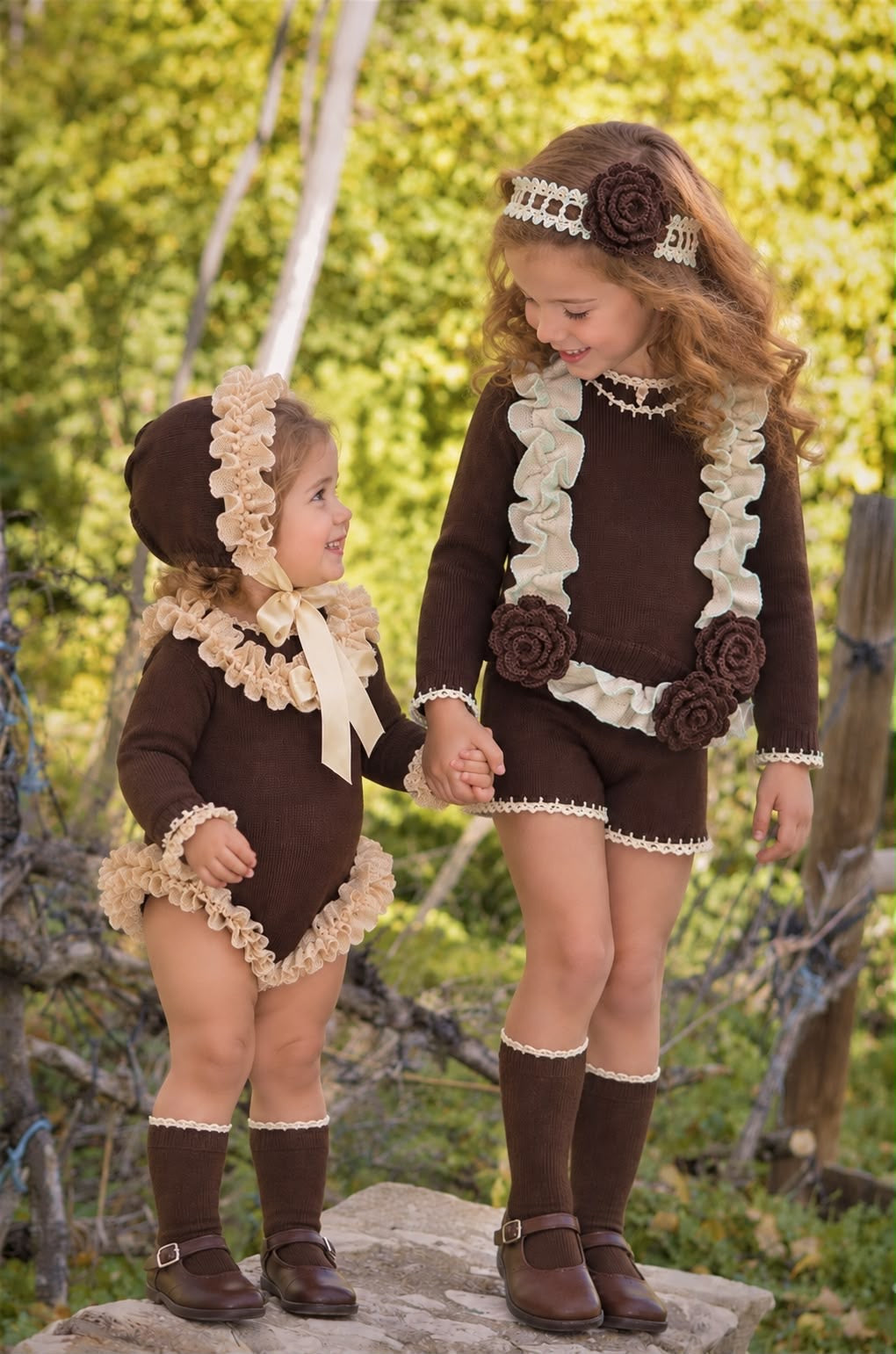 Chocolate Brown Sweater Set