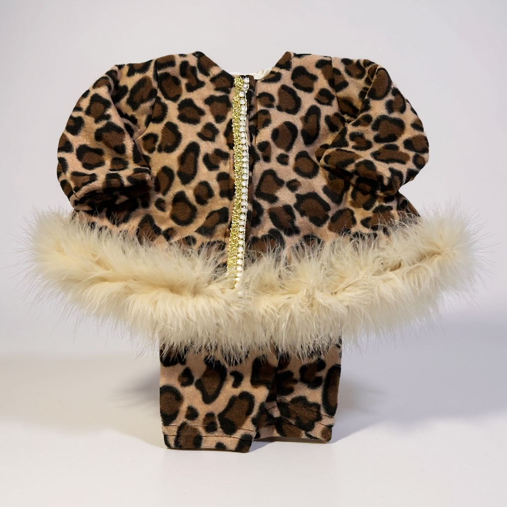 Fleece Leopard Set