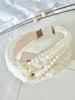 Ivory Pearl Trimmed Headband