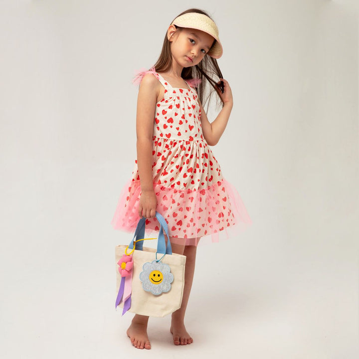 Daisy Charm Cotton Tote