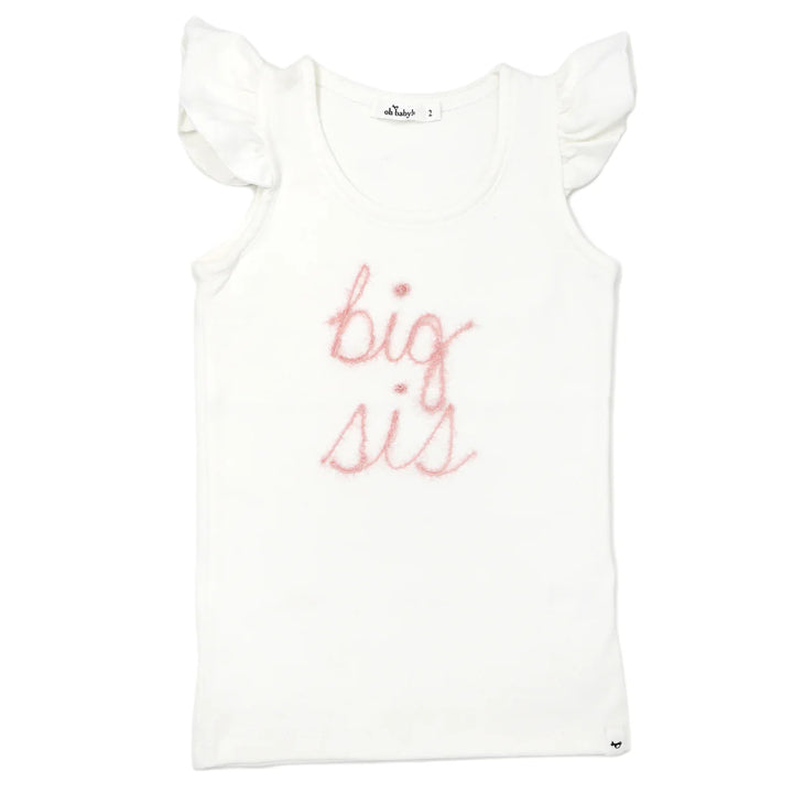 Big Sis Flutter Sleeve Tank