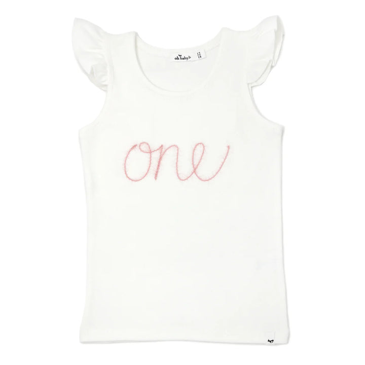 One Flutter Sleeve Tank