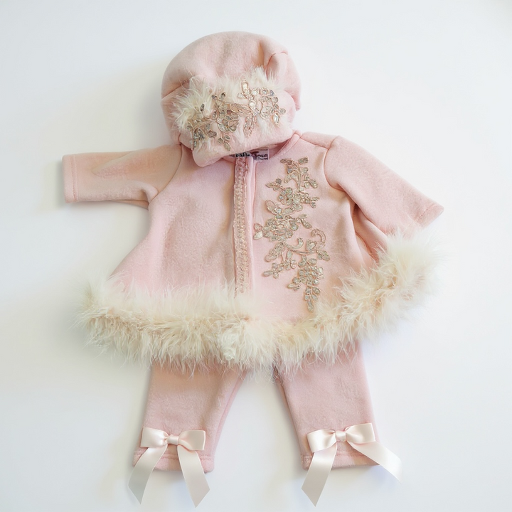Baby Pink Fleece Set