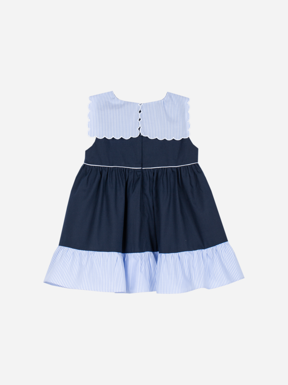 Navy Blue Cotton Dress