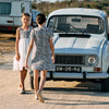 Navy Tweed Dress