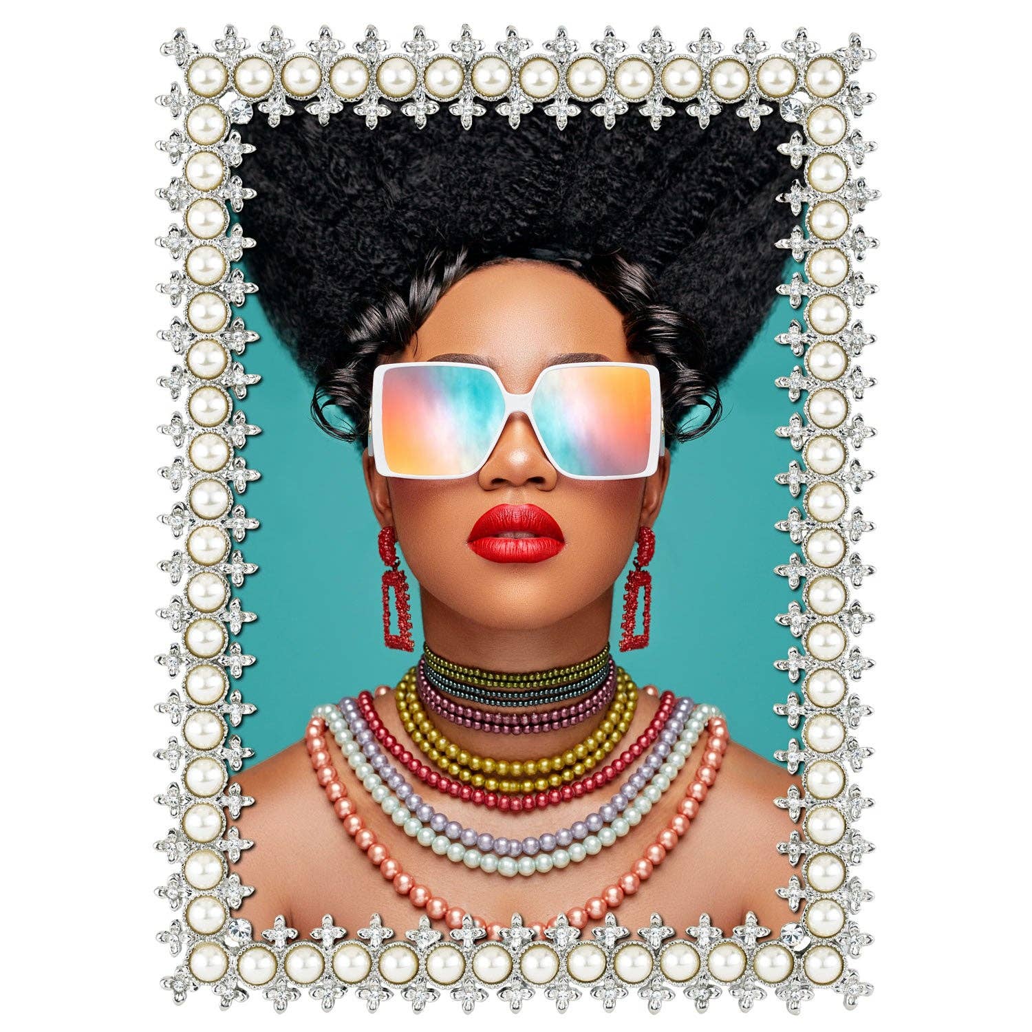 Crystal & Pearl Frame