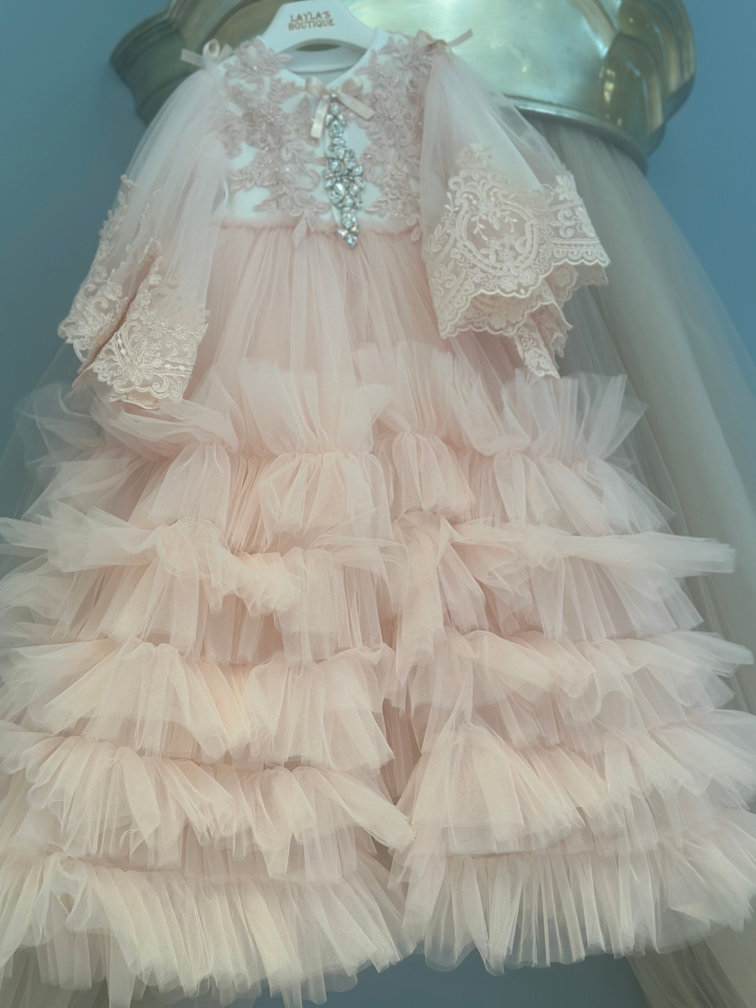 Pink Tulle Gown
