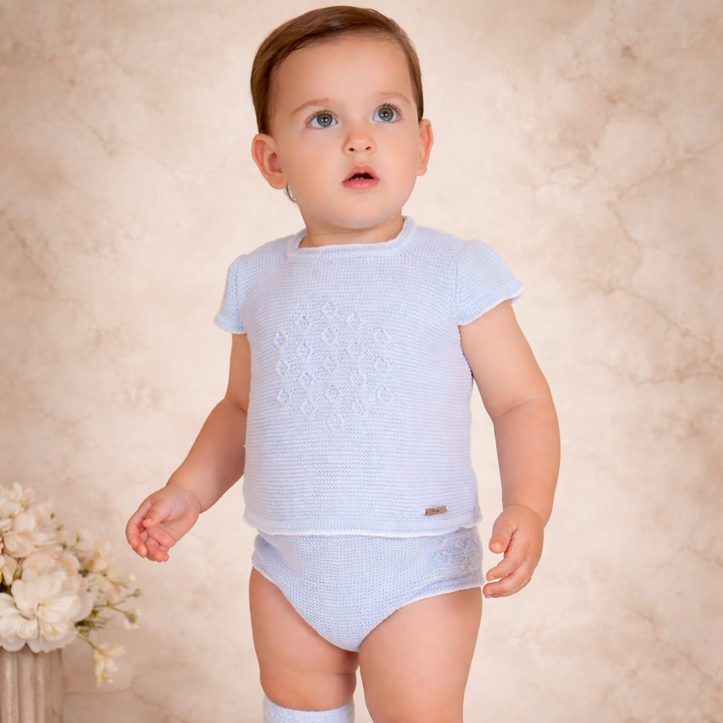 Baby Blue Sweater Set