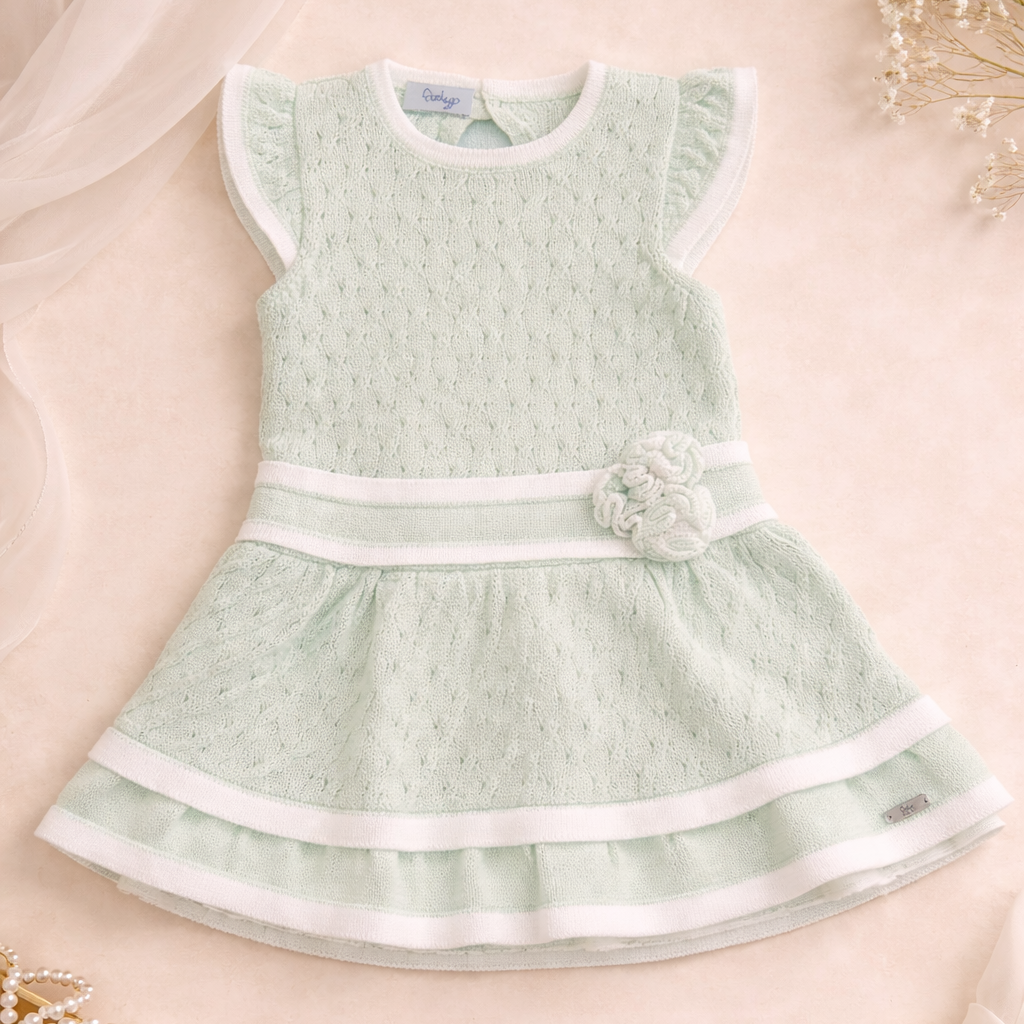 Mint Green Drop Waist Dress
