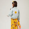 Daisy Patched Denim Jacket