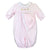 Pink Bunny Infant Gown