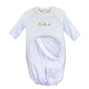 Blue Bunny Infant Convertible Gown