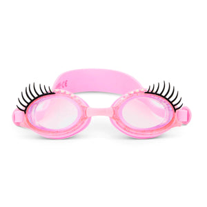 Powder Puff Pink Splash Lash Swim Goggles