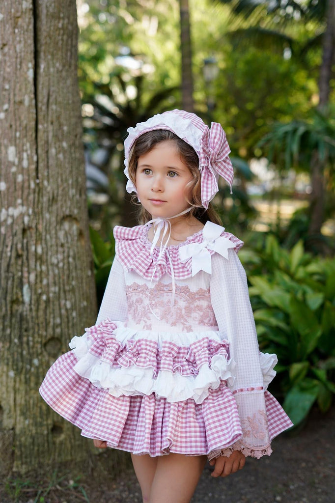 Mauve Check Dress