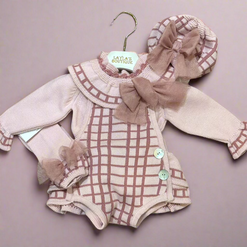 Dusty Pink Beret, Socks or Beret